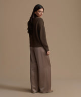 Cropped Cotton Cocoon Cardigan