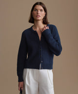 Cotton Hayes Crewneck Cardigan